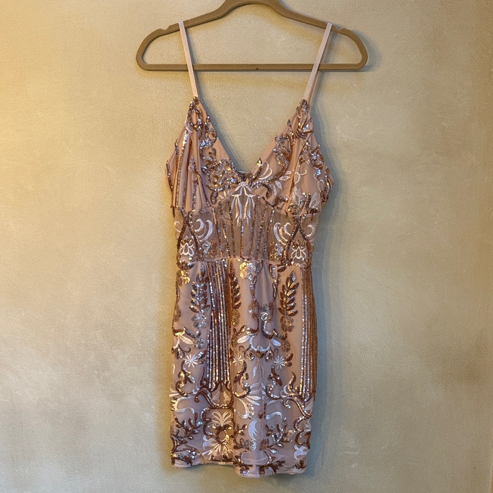 Pretty Little Thing Sequin Mini Dress